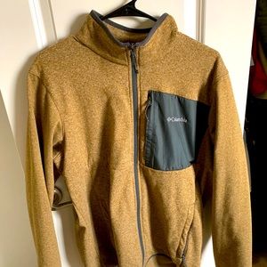 Columbia brown full zip jacket